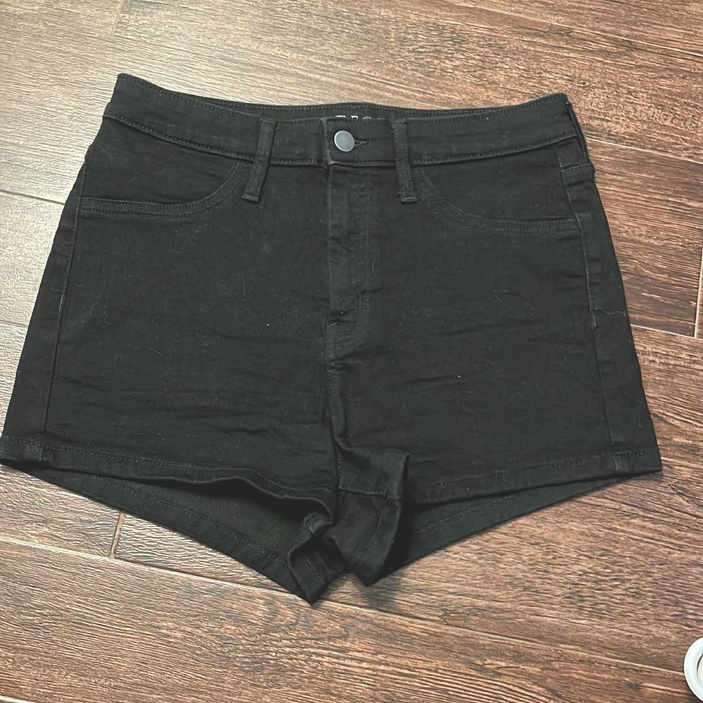 High Rise Denim Shorts by Wild Fable